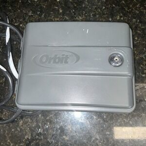 Orbit Model 27999 9-Station 3-Program All Weather Sprinkler Timer Used‎ No Key